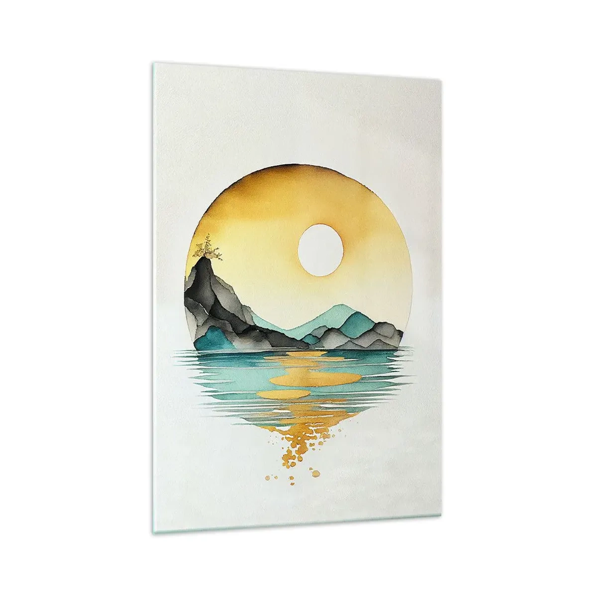 Glasbild - Bild auf glas - Im Kreis der Schönheit - 70x100 cm