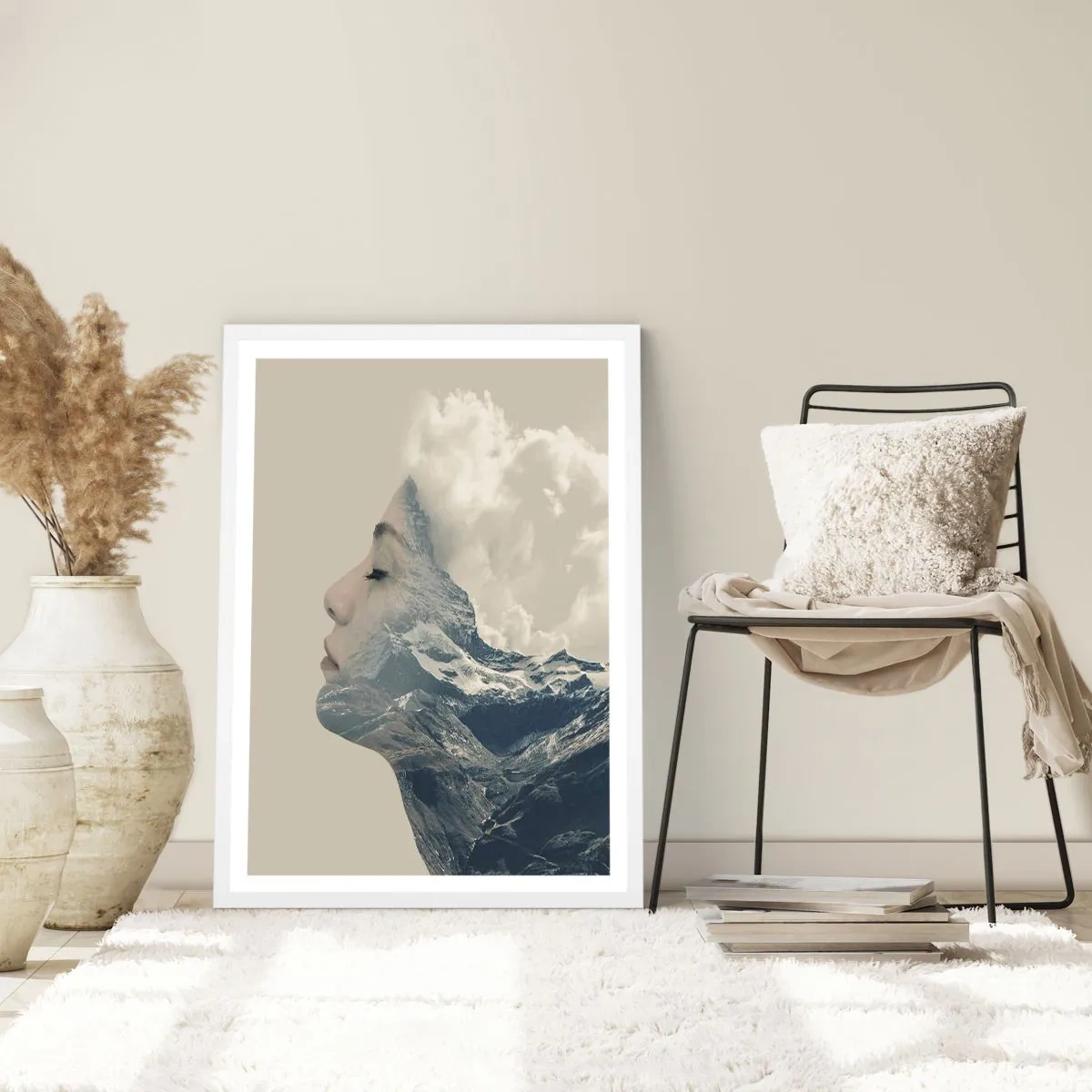 Poster in einem weißen Rahmen - Die Schönheit der Elemente der Natur - 70x100 cm