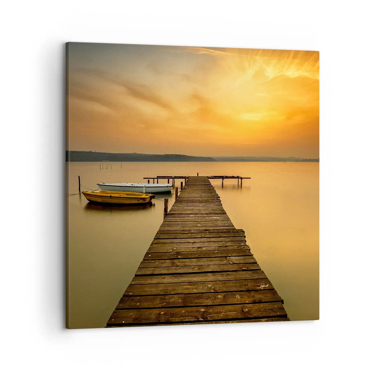 Bild auf Leinwand - Leinwandbild - Ich werde dir den goldenen Himmel öffnen - 50x50 cm