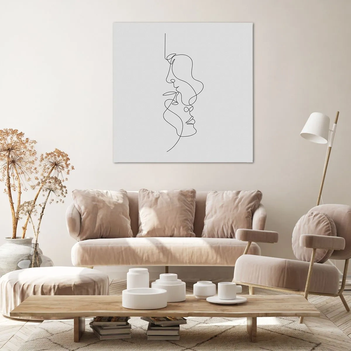 Bild auf Leinwand - Leinwandbild - Die Hitze bitterer Begierden - 50x50 cm