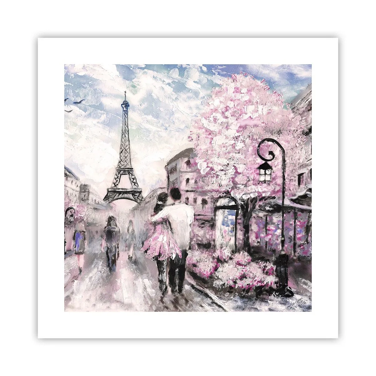 Poster - Wie man sich verlieben kann, ist nur in ... - 40x40 cm