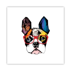 Poster - Intellektuelle - 40x40 cm