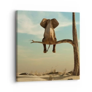 Bild auf Leinwand - Leinwandbild - Neuer Blickwinkel - 30x30 cm