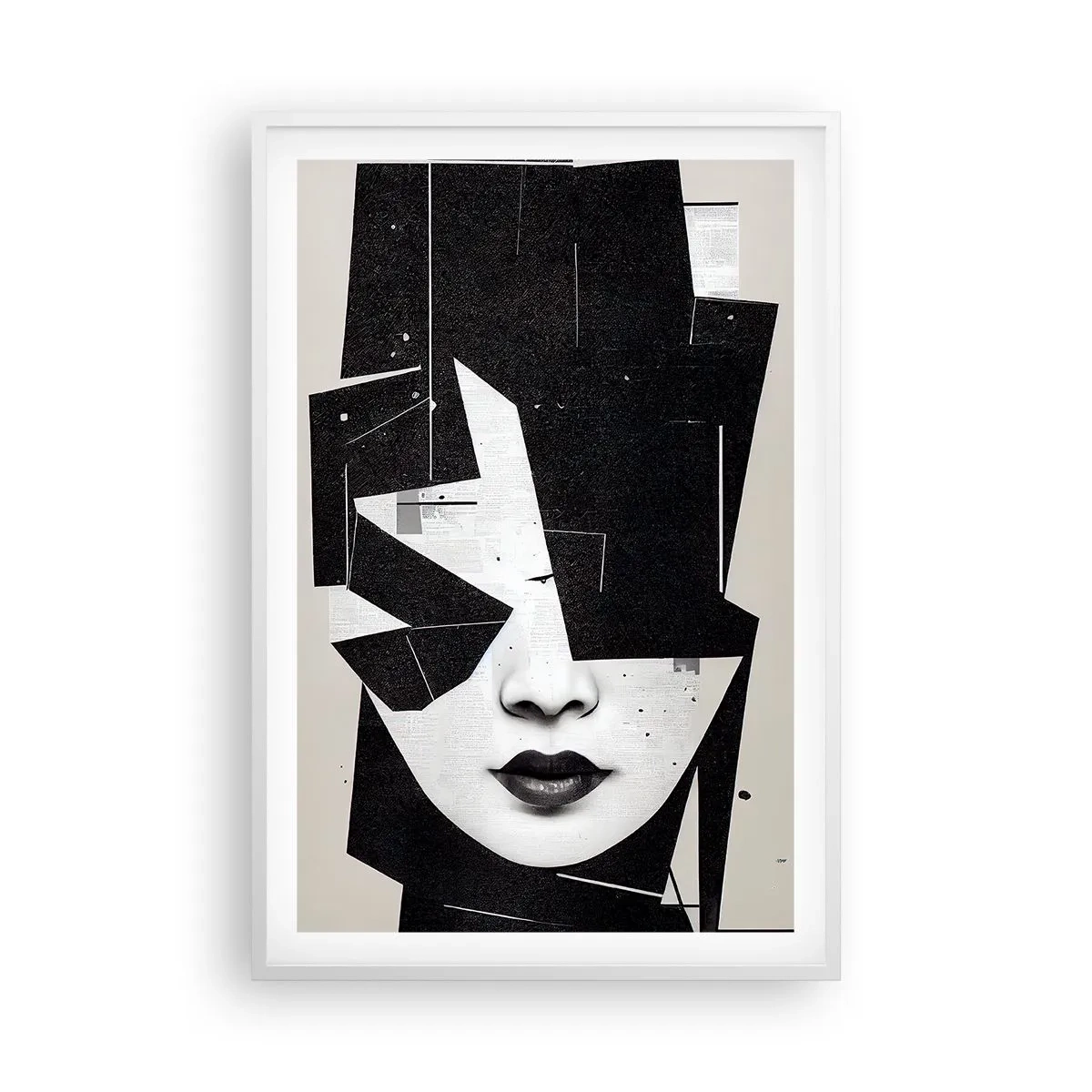 Poster in einem weißen Rahmen - Tief verborgen - 61x91 cm