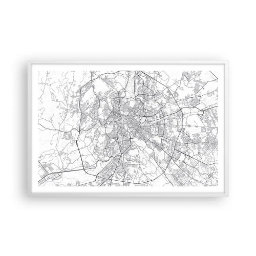 Poster in einem weißen Rahmen - Römischer Kreis - 91x61 cm