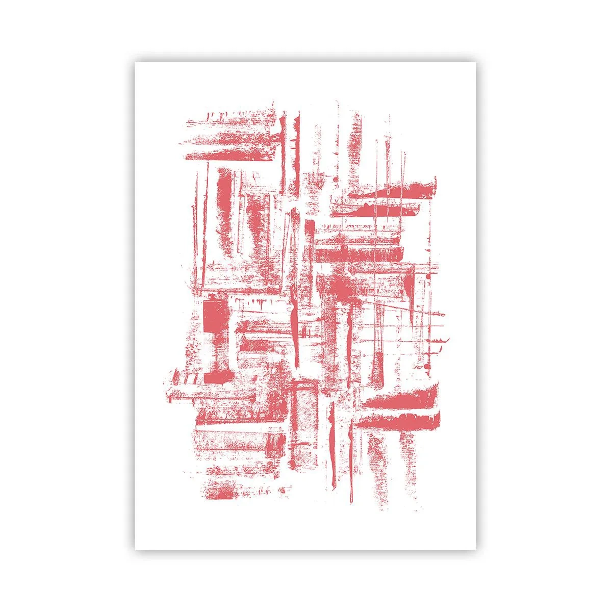 Poster - Die rote Stadt - 70x100 cm