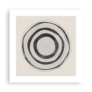 Poster - Wichtig ist, was dazwischen liegt - 40x40 cm