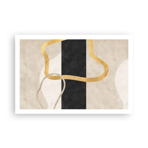 Poster - Schleifenformen - 91x61 cm