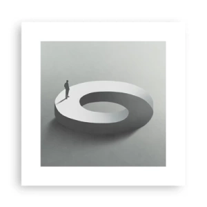 Poster - Und wie soll man davon klug werden - 30x30 cm