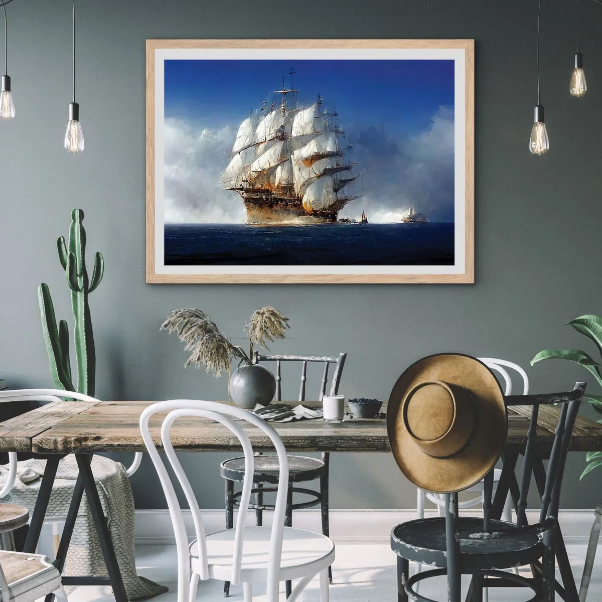 Poster in einem Rahmen aus heller Eiche - Der große Ruhm! - 70x50 cm