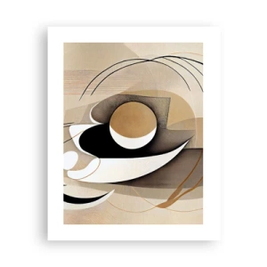 Poster - Komposition: die Essenz des Wortes - 40x50 cm