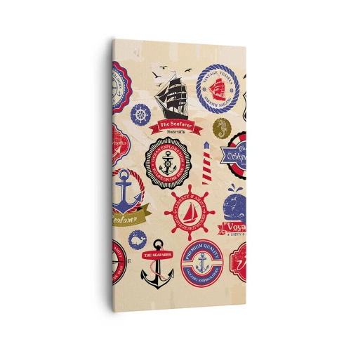 Bild auf Leinwand - Leinwandbild - Segelbruderschaft - 55x100 cm