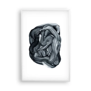 Poster in einem weißen Rahmen - Es ist nicht so einfach - 61x91 cm