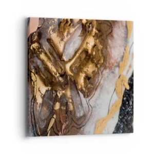 Bild auf Leinwand - Leinwandbild - Das Element der Erde - 40x40 cm