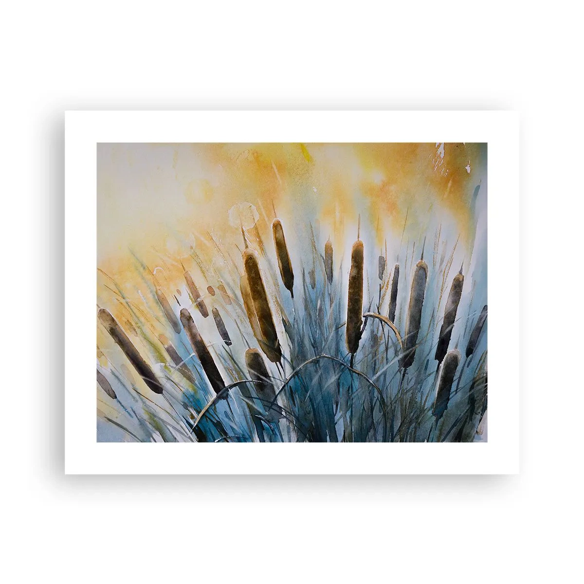 Poster - Die Kälte des Wassers, die Hitze der Sonne - 50x40 cm