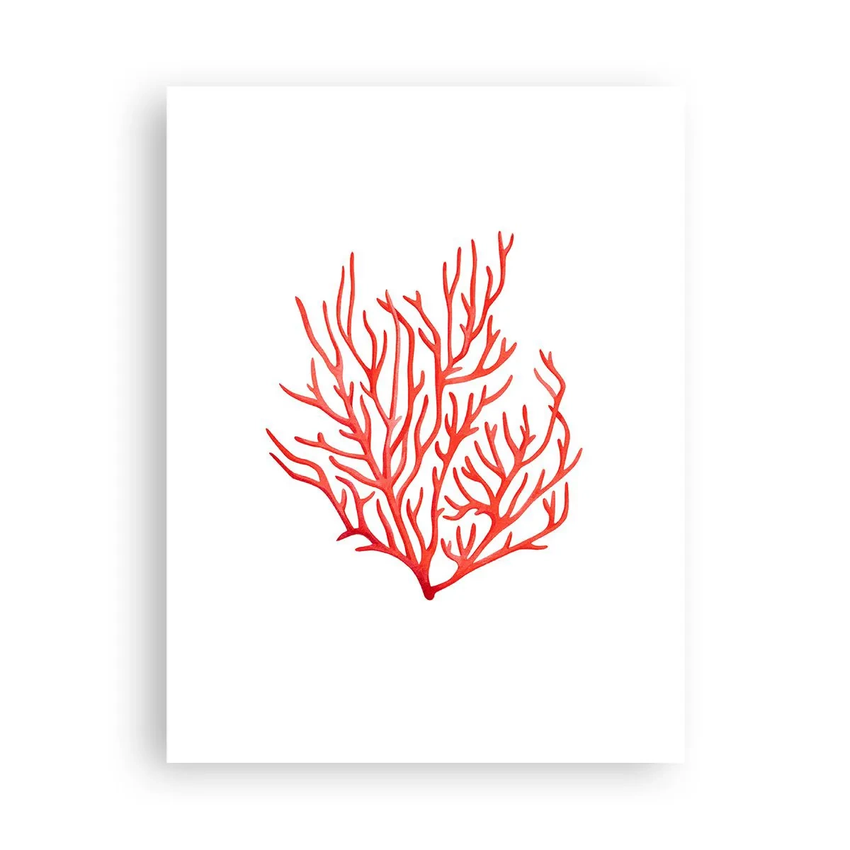 Poster - Korallenfiligran - 30x40 cm
