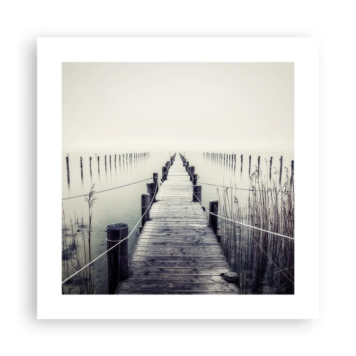 Poster - Tauchen Sie in Ruhe ein - 40x40 cm