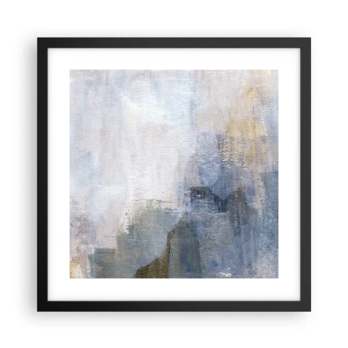 Poster in einem schwarzem Rahmen - Farbtöne und Akkorde - 40x40 cm