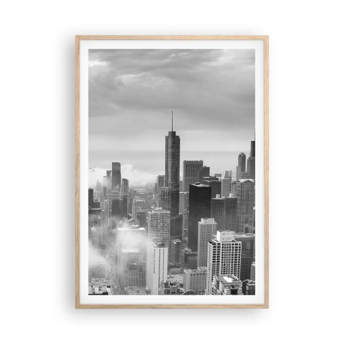 Poster in einem Rahmen aus heller Eiche - Amerikanische Landschaft - 70x100 cm