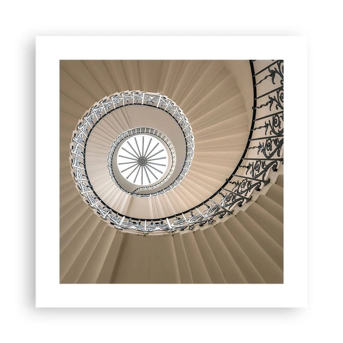 Poster - Im Inneren der Muschel - 40x40 cm