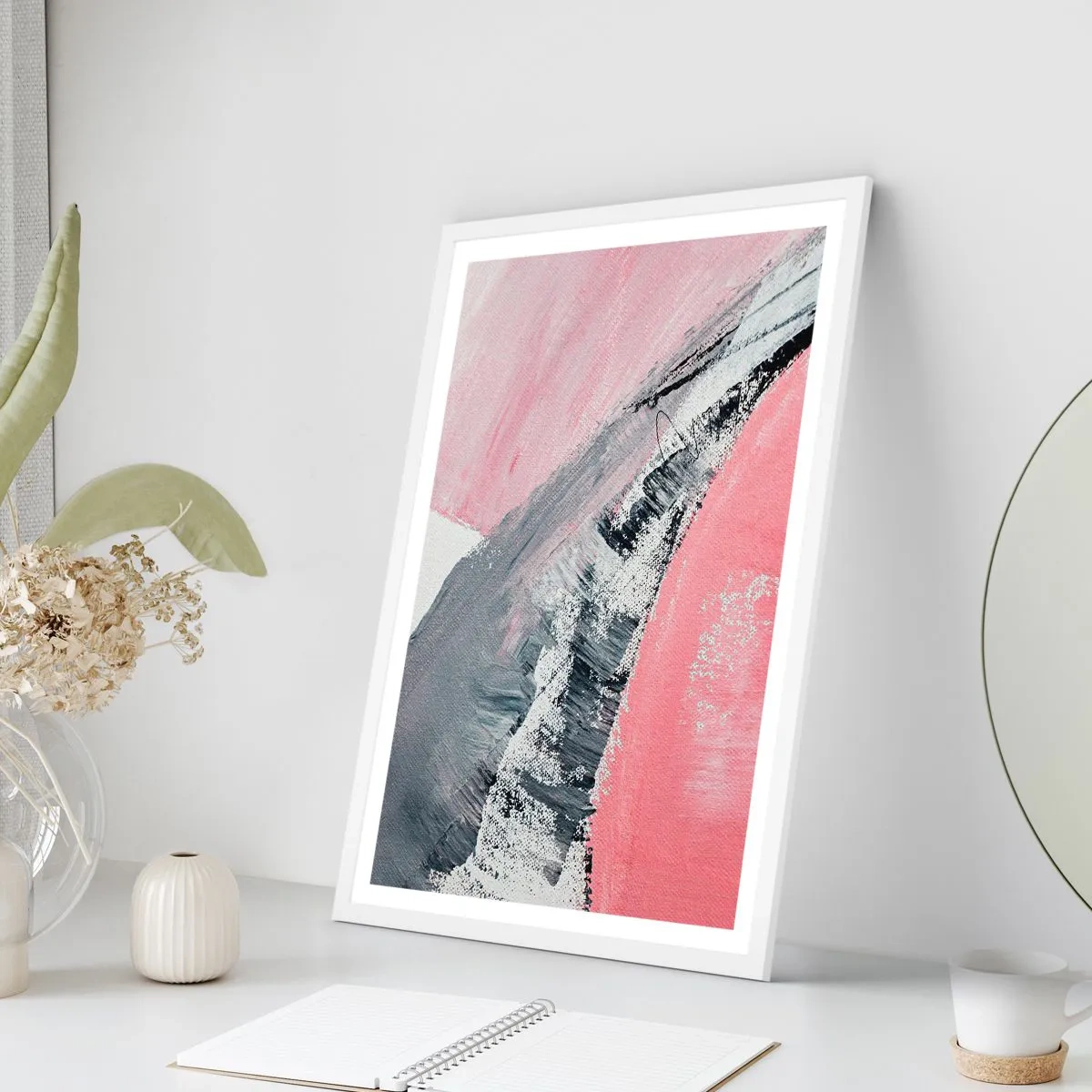 Poster in einem weißen Rahmen - Passende Komposition - 30x40 cm