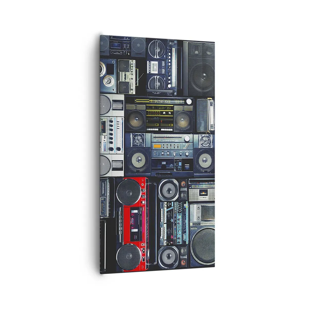 Bild auf Leinwand - Leinwandbild - Sehnsucht nach den 1980er Jahren - 65x120 cm