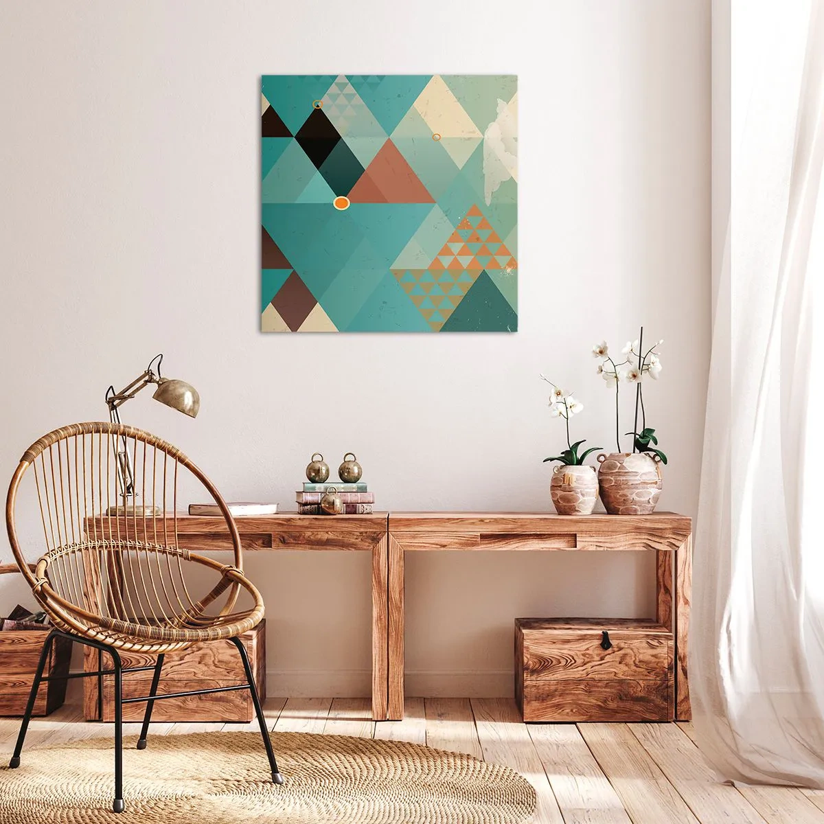 Bild auf Leinwand - Leinwandbild - Einheit der Vielheit, Vielheit der Einheit - 30x30 cm