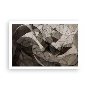 Poster - Zirkulation von Erdfarben - 91x61 cm