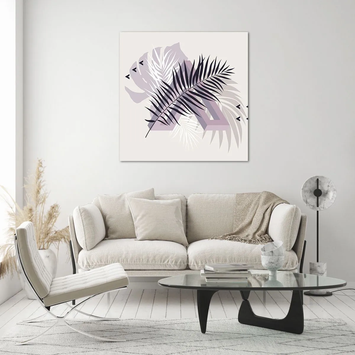 Glasbild - Bild auf glas - Der Schatten des Schattens - 60x60 cm