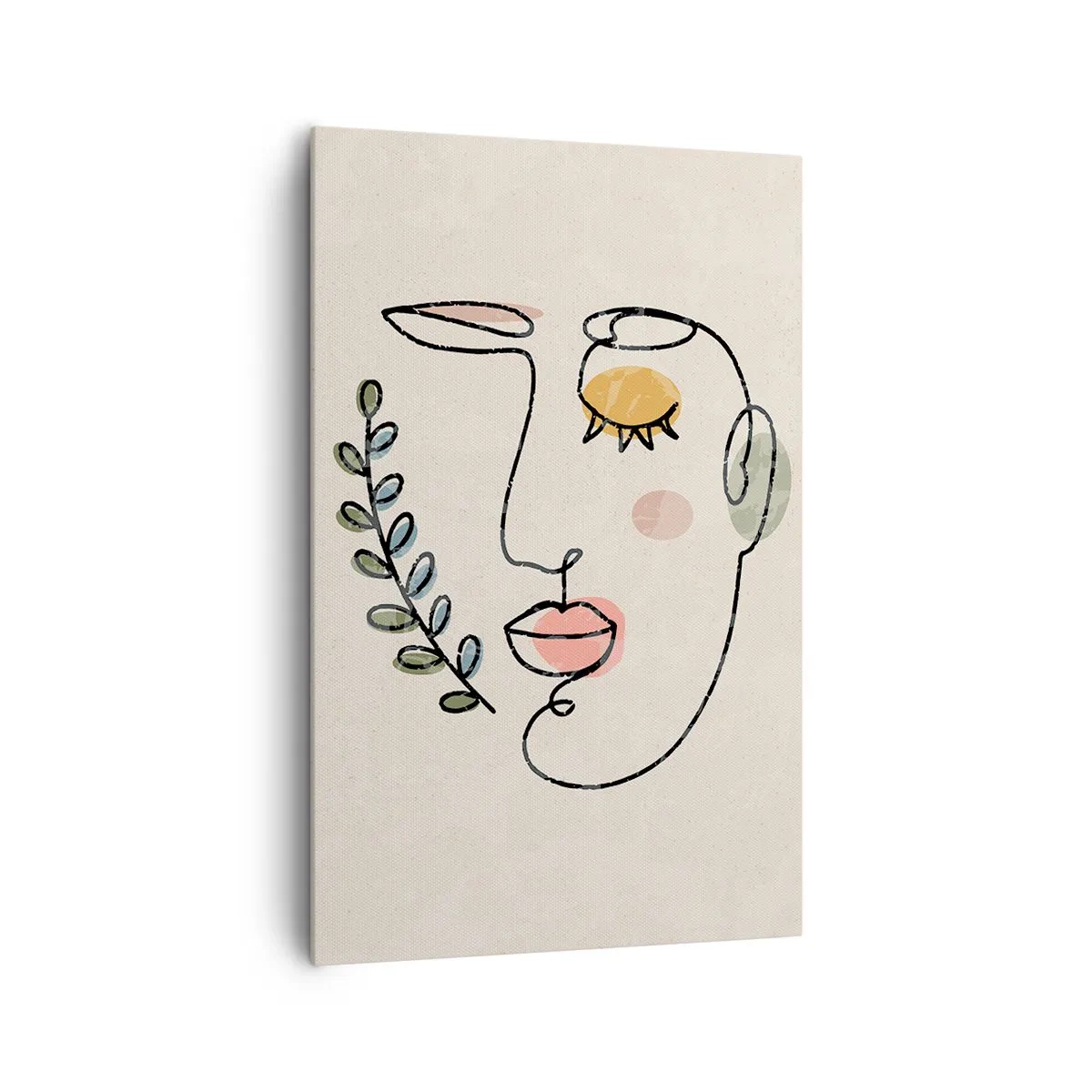 Bild auf Leinwand - Leinwandbild - Frieden ist gefunden - 80x120 cm