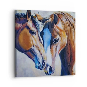 Bild auf Leinwand - Leinwandbild - Ist es Freundschaft? ist es baby - 30x30 cm