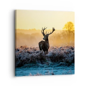 Bild auf Leinwand - Leinwandbild - Gekrönt auf seinem Besitz - 30x30 cm