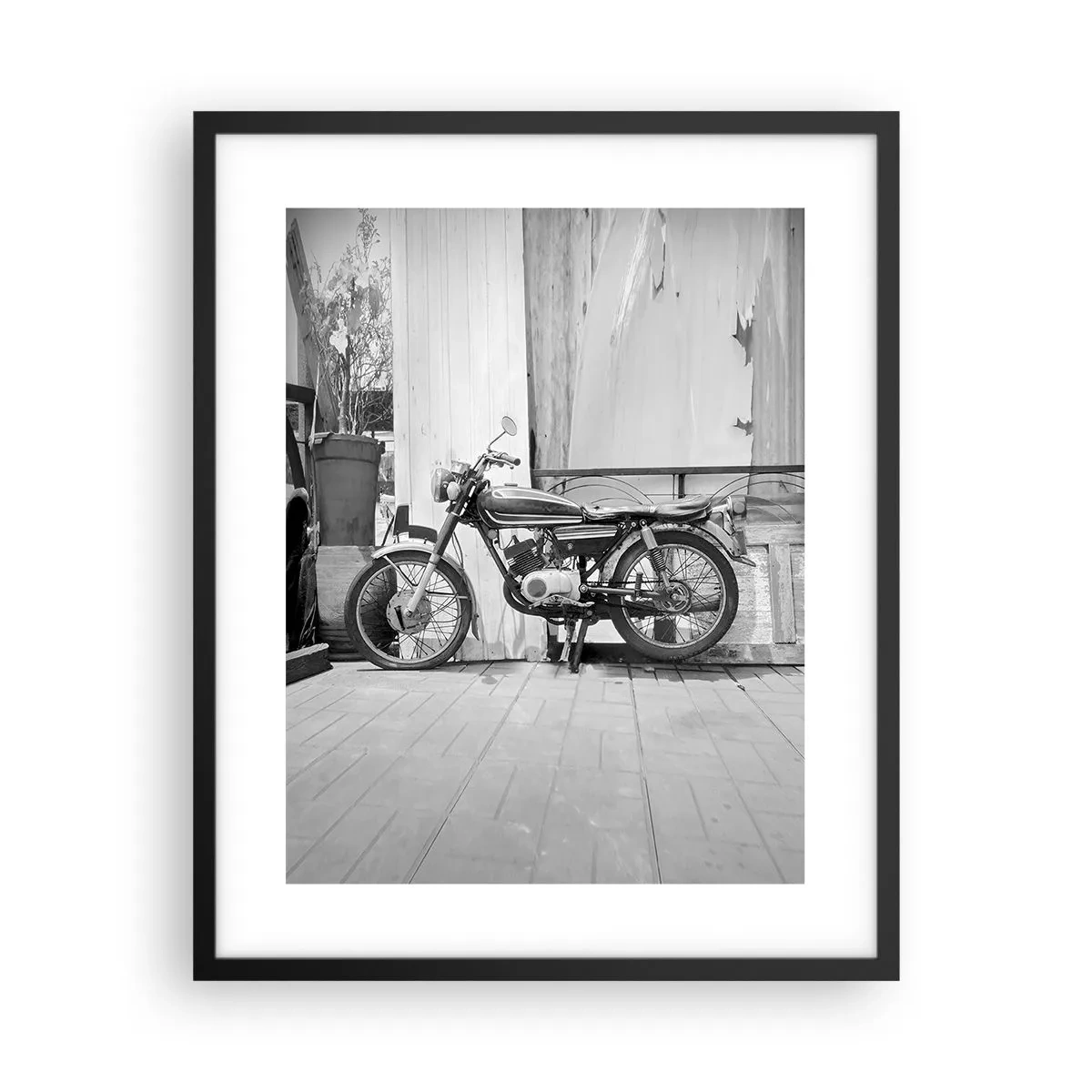 Poster in einem schwarzem Rahmen - Klassik über alles - 40x50 cm