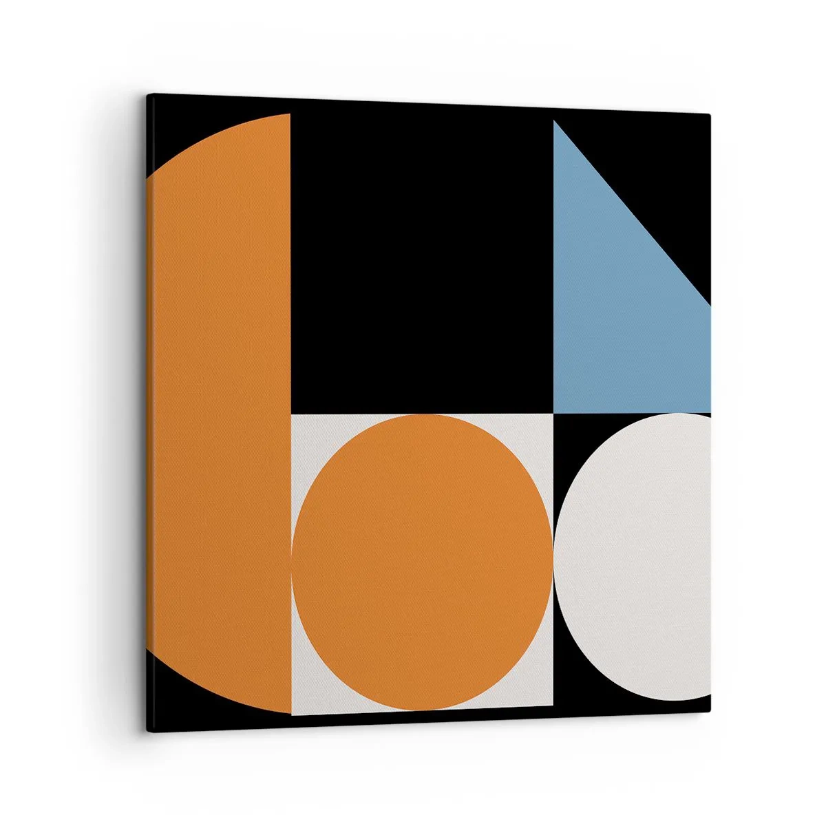 Bild auf Leinwand - Leinwandbild - Bebilderte Anordnung - 50x50 cm