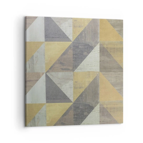 Bild auf Leinwand - Leinwandbild - Am Winkel des Dreiecks - 50x50 cm