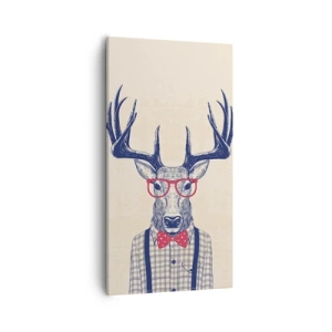 Bild auf Leinwand - Leinwandbild - Eine lustige Extravaganz - 55x100 cm