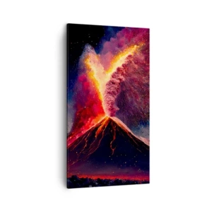 Bild auf Leinwand - Leinwandbild - Schönheit und Horror - 45x80 cm