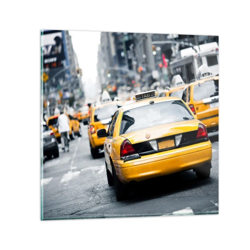Glasbild - Bild auf glas - Nur in dieser Stadt - 30x30 cm