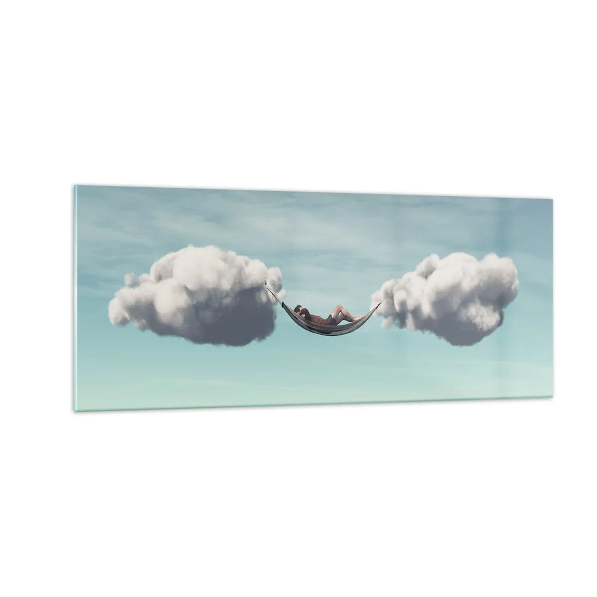 Glasbild - Bild auf glas - Die Behaglichkeit des Augenblicks - 100x40 cm