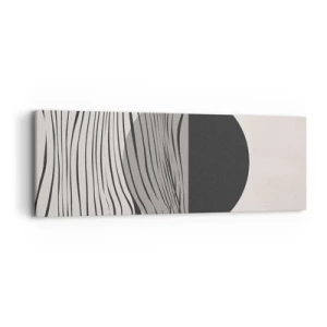 Bild auf Leinwand - Leinwandbild - Halbe Komposition - 90x30 cm