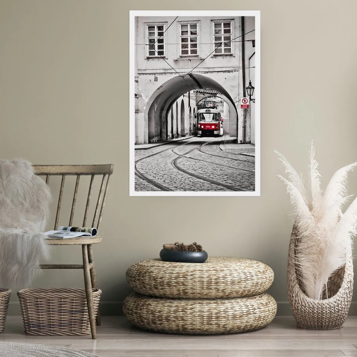 Poster - Durch das Stadtlabyrinth - 40x50 cm