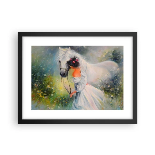 Poster in einem schwarzem Rahmen - Wie aus einem schönen Traum - 40x30 cm