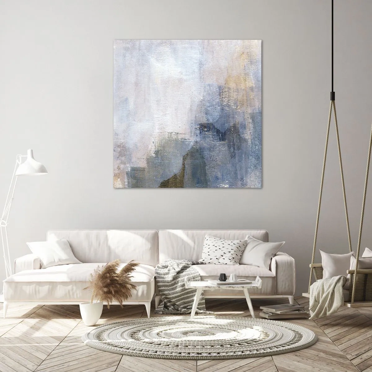 Bild auf Leinwand - Leinwandbild - Farbtöne und Akkorde - 40x40 cm