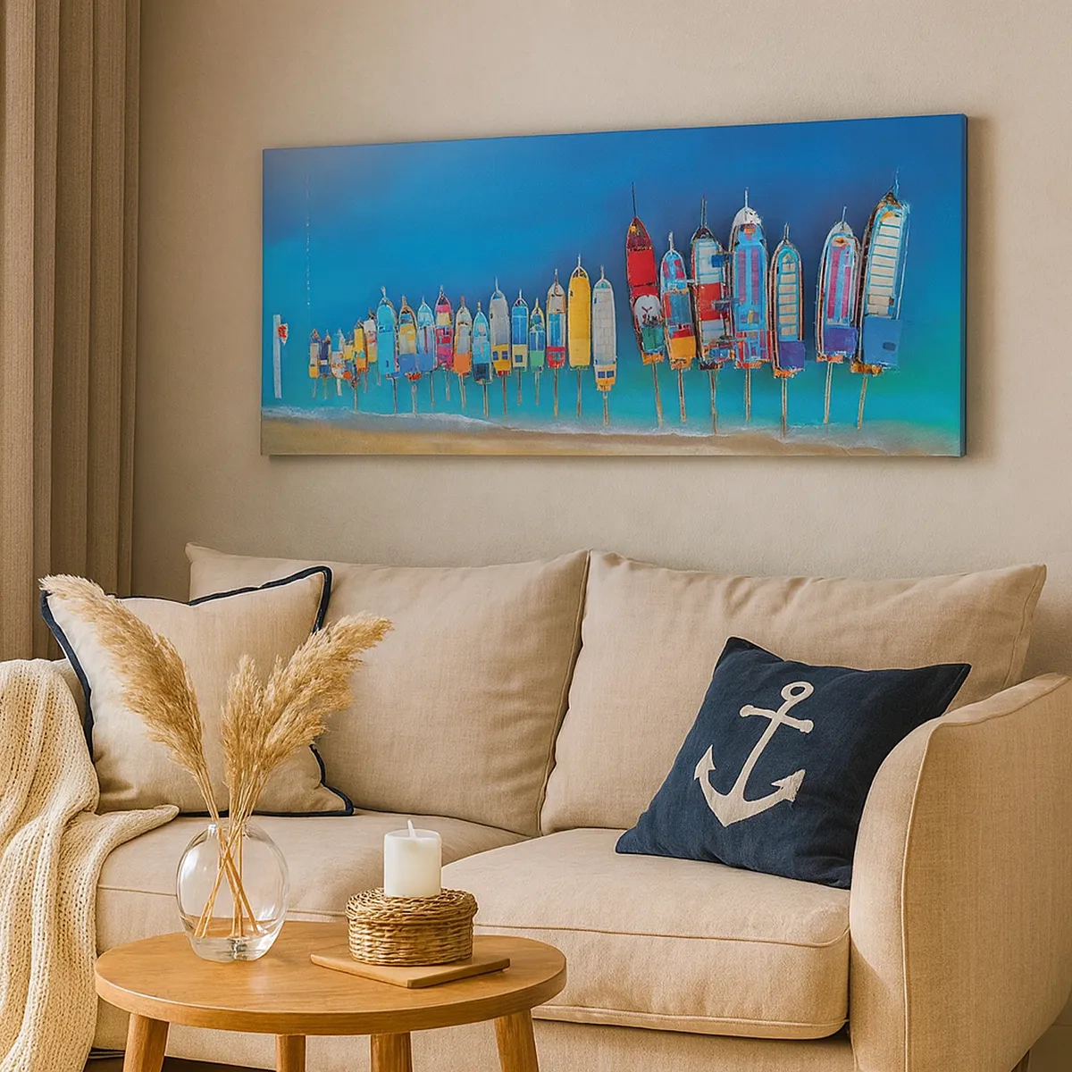 Bild auf Leinwand - Leinwandbild - Aus der Vogelperspektive - 30x30 cm