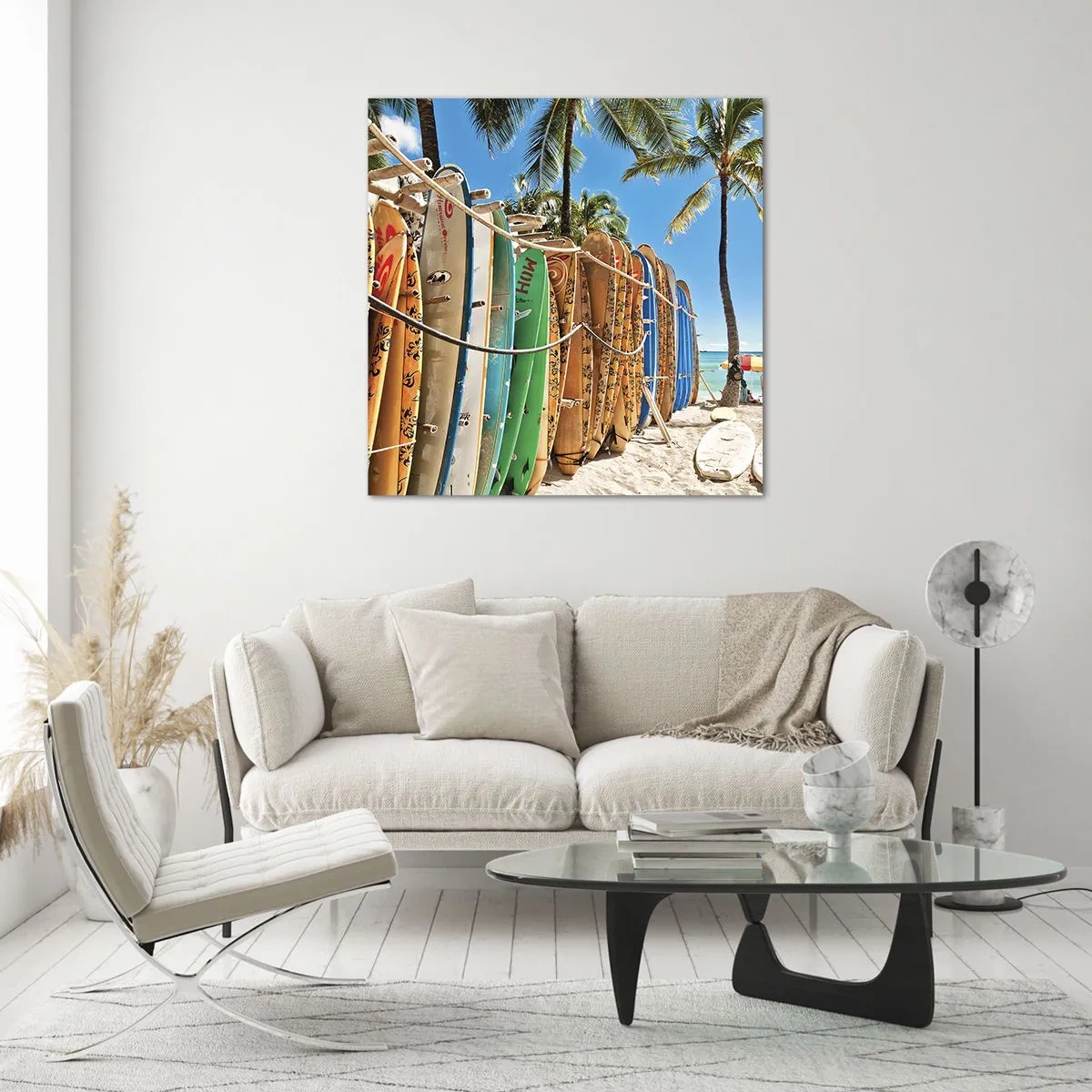 Glasbild - Bild auf glas - Sonniger Spaß - 60x60 cm