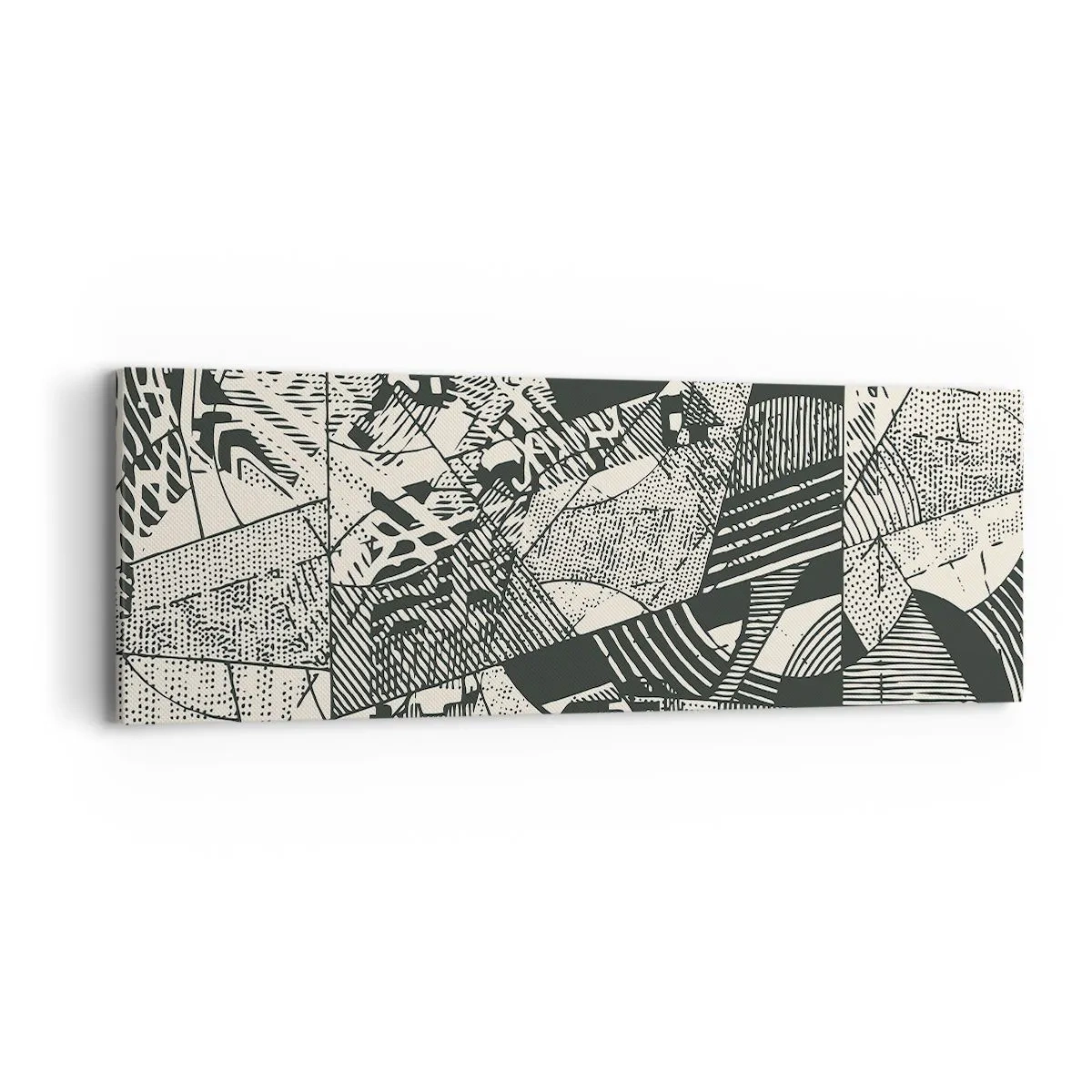 Bild auf Leinwand - Leinwandbild - Die Dynamik der Gegenwart - 90x30 cm