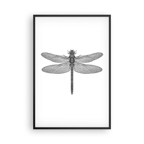 Poster in einem schwarzem Rahmen - Präzision der Natur - 61x91 cm