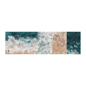 Fototapeten Muster Selbstklebend Deluxe Sticker - Meeresgeschichten - Wasser, Strand, Meer - 100x30 cm
