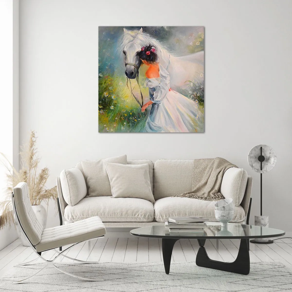 Glasbild - Bild auf glas - Wie aus einem schönen Traum - 60x60 cm