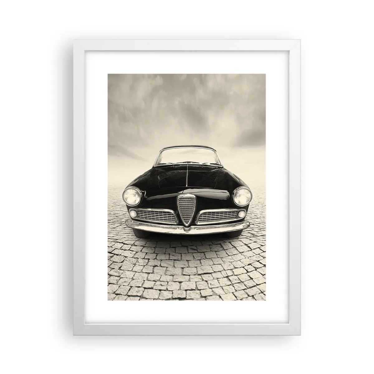 Poster in einem weißen Rahmen - Man muss mich einfach lieben - 30x40 cm